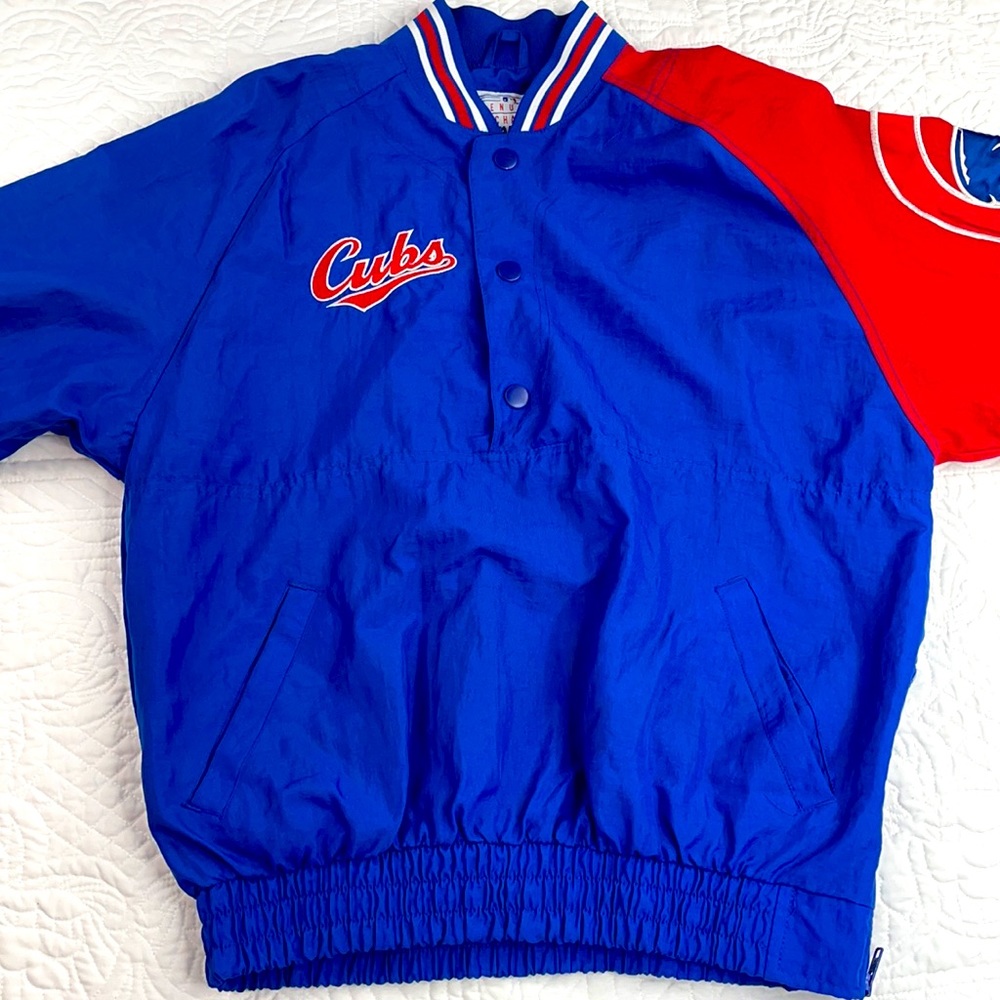 Vintage Cubs •S• Genuine Merchandise by Starter Pop Over Jacket